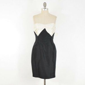 NWT Shoshanna Strapless Silk Dupioni Dress